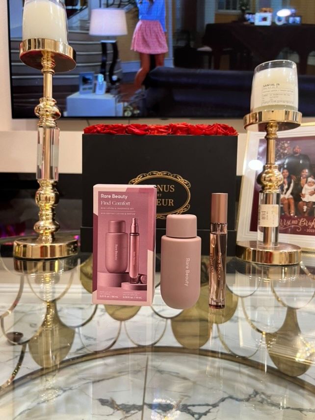 Rare Beauty by Selena Gomez Mini Find Comfort Lotion & Fragrance Set💕