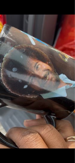 Collectible coffee cup / Bob Ross