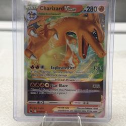 Charizard V Star Pokemon Card 