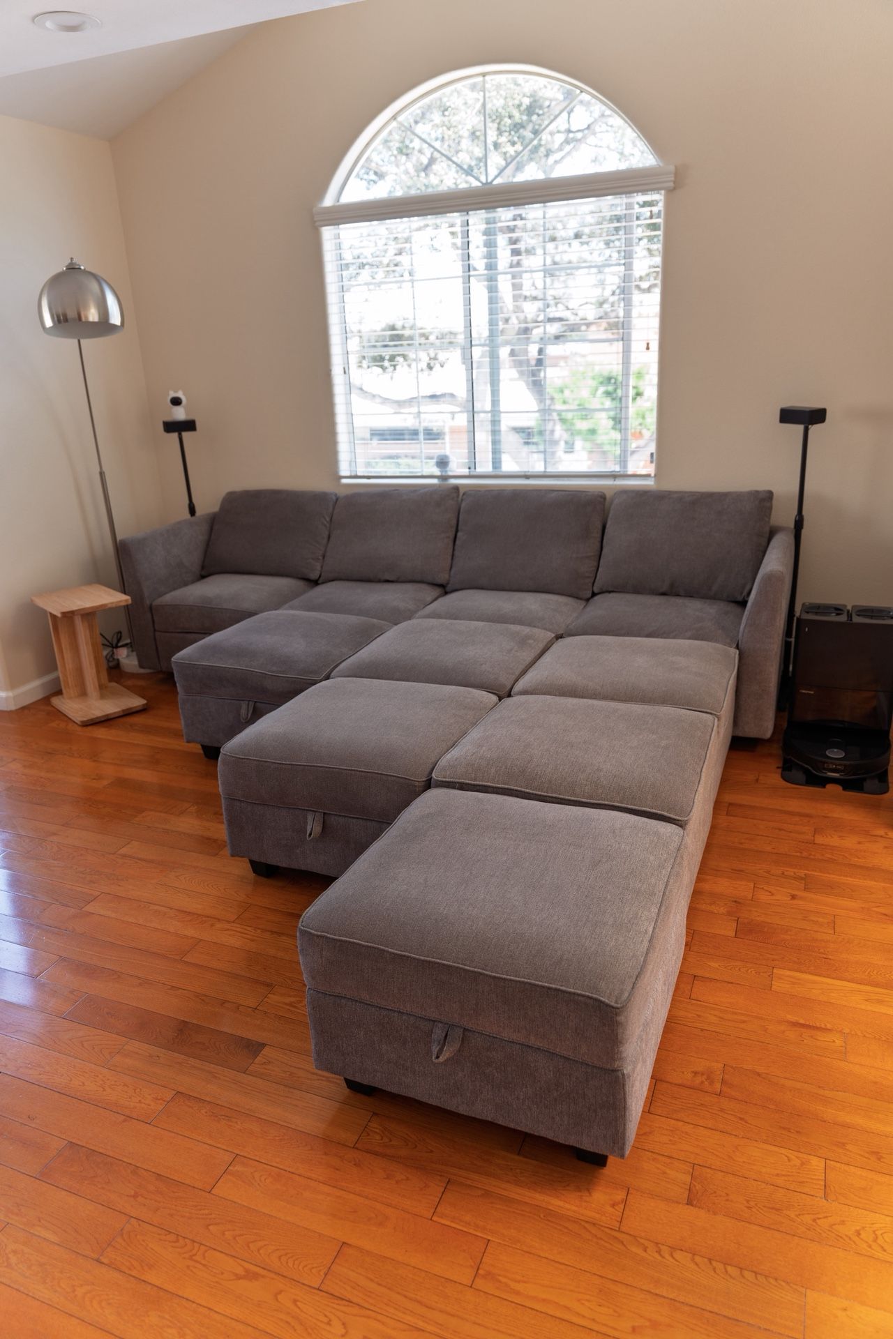 HONBAY Modular Couch w/ Storage — 10 pcs (Gray)