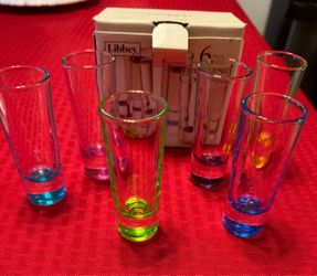 Libbey 6-Piece Colored Shot Glass Set
