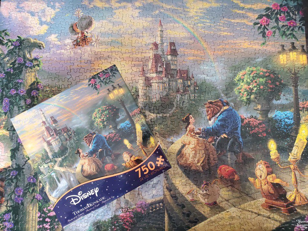 Disney Thomas Kinkade Beauty and the Beast Puzzle