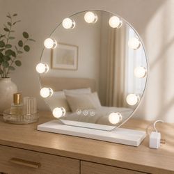 Hollywood-Style Lighted Vanity Mirror – $49.99