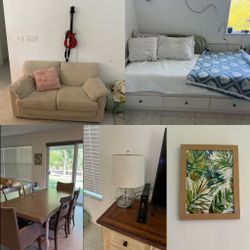 Pull Out Couch, Day Bed, Dining Room Table And More 