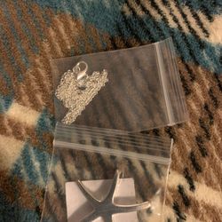 Starfish pendant &sterling silver