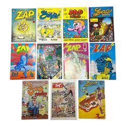 Zap Comix #0-10 Complete Run 11 Comic Lot R Crumb Last Gasp Underground Comix