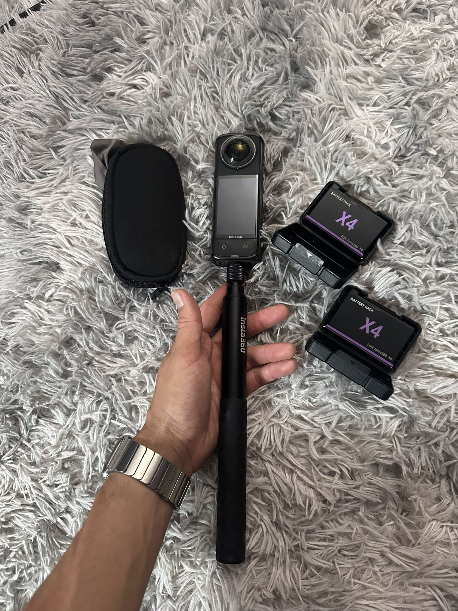 Insta 360 x4 (With Accessories) 