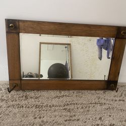 Vintage Hat Mirror Pegs