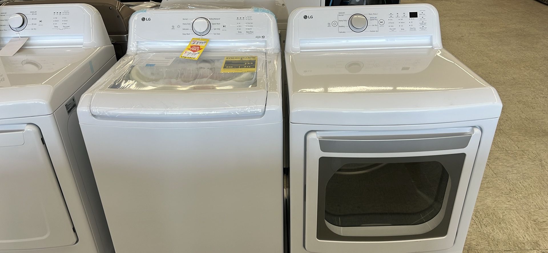 New LG Top Load Washer And Dryer - Financing Available With $10 Down Payment