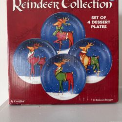 REINDEER  COLLECTION  SET OF (4)