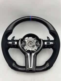 🔥Carbon Fiber Steering Wheel For BMW F20 F22 F30 F32 X1 X2 X3 X4 X5 X6 M2 M3 M4