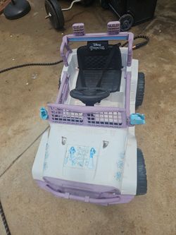 Frozen jeep power wheels
