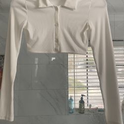 Cropped White Shirt 