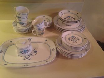 Vintage Noritake Blue Haven china