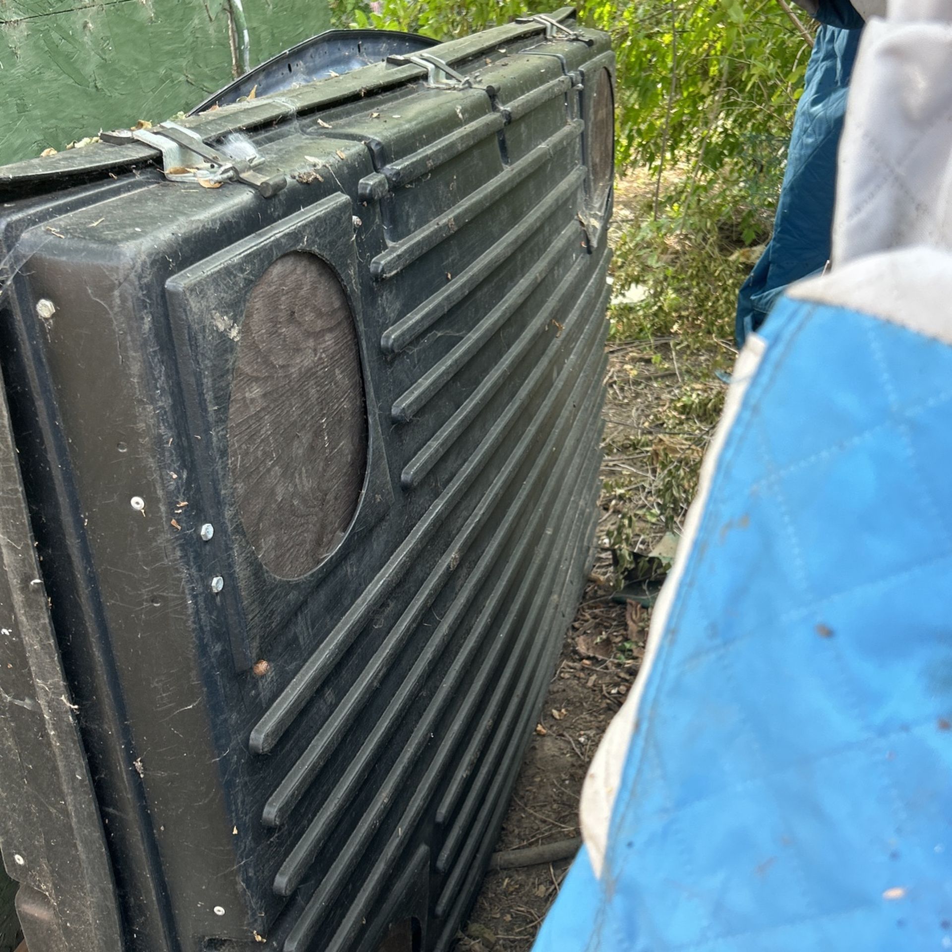 Three Portable Fish Houses