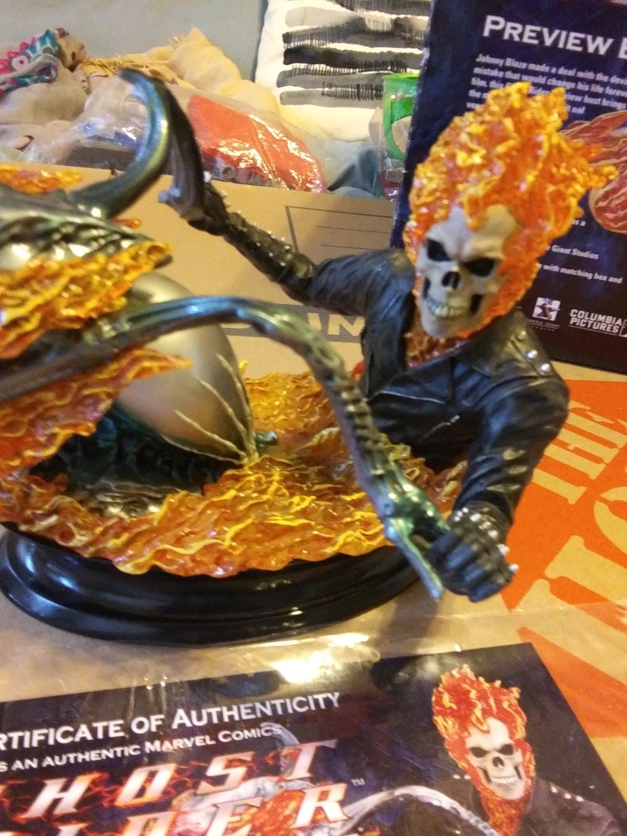 Ghost rider bust