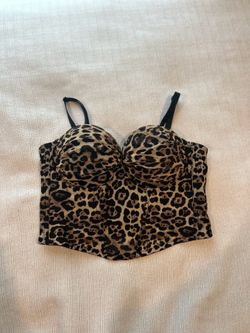 Medium Leopard print corset top #corsettop