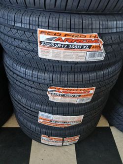 Tengo un set de llantas nuevas 235 65 17 de la marca arroyo