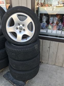 16” Audi rims 5 lugs