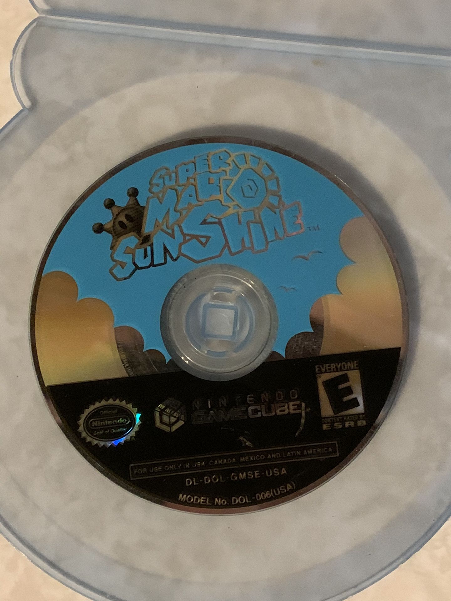 Super Mario Sunshine Nintendo GameCube Disc Only Authentic Tested