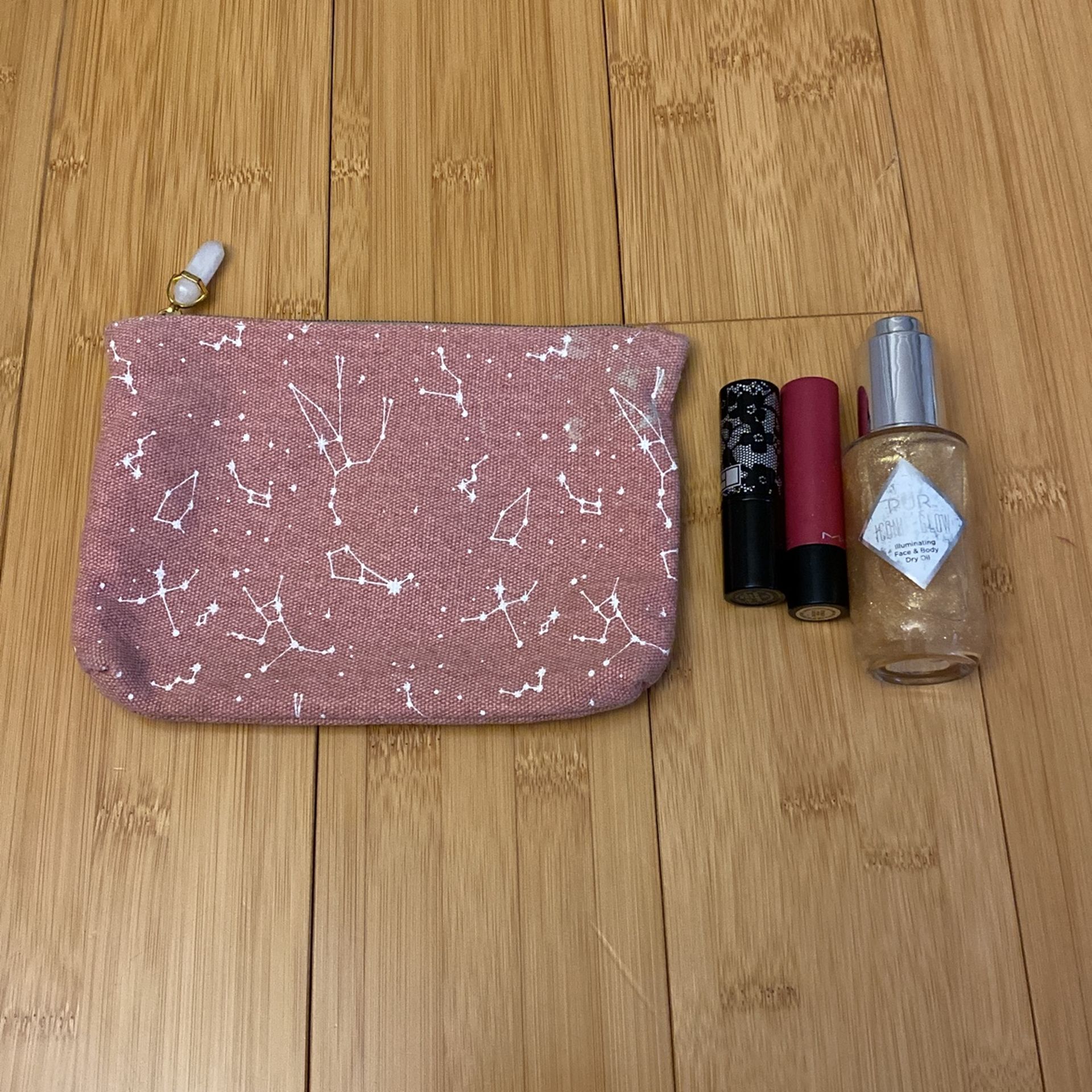 MAC, LIPSTICK QUEEN AND SHIMMER OIL SET