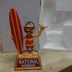 NATIONAL BOHEMIAN NATTY BOH BEER BOOBLE HEAD STATUE 341 OF 500 COLLECTIBLE.