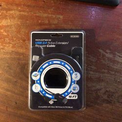 USB 2.0 Active Extension/Repeater Cable 16 Feet Long