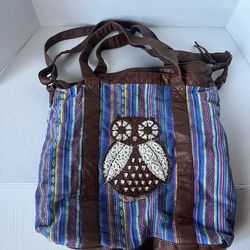 Mudd Aztec Owl Tote Bag Women