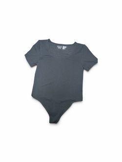 Gray Short Sleeve Bodysuit