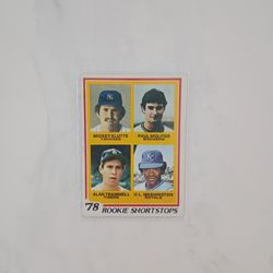 Vintage Baseball: Paul Molitor Rookie Card