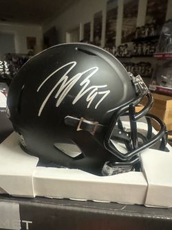 Joey Bosa Signed Ohio State Riddell Speed Mini Helmet Beckett