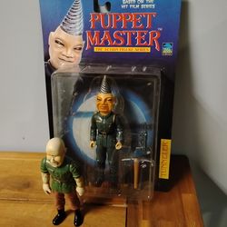 Vintage Puppet Master Tunneler New in Box plus Cyclops Rare Find