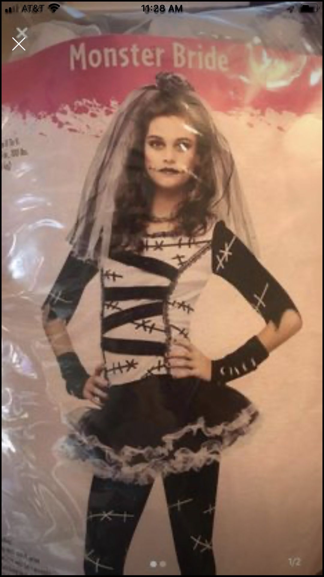 Costume for Teenager, Never Worn
