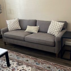 Two Crate And Barrel Sofas 