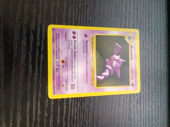 Pokemon Haunter Base Set Shadowless 29/102