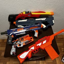 Nerf Guns &  Nerf Elite Magazine  Drum Bundle 