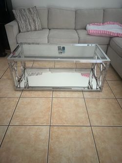 Coffee table with one end table