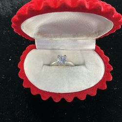 Platinum solitaire ring (price for available upon request)