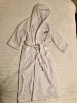 Fleece bathrobe size small