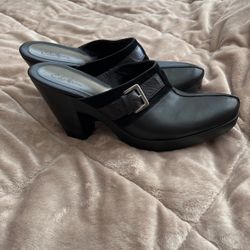 Cole Haan leather mules, They Say 10AA but Fit Like A 9-9.5, Made In Brazil