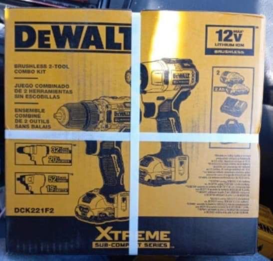 DeWalt Xtreme Sub-compact Series 12v Drill & Impact-Driver Combo Kit