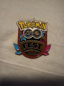Pokemon Go Fest 2025 Official Pin Zacian / Zamazenta