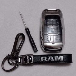 RAM Key fob Cover With Keychain And Screwdriver