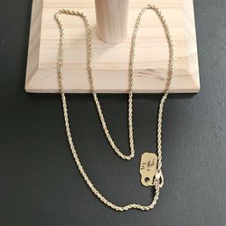 14k Gold Necklace 22 Inch