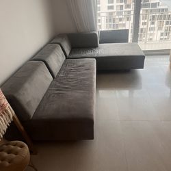 FREE West Elm Modular Grey Couch
