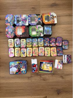 Pokemon Empty Tins