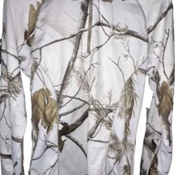 Real tree Realtree Apc Womans Camo Mock Neck 1/4 Zip Medium Long Sleeve Shirt 