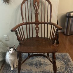 Vintage Windsor-style Armchair 