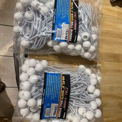 6” White Ball Bungies For Canopies Bags Of 100 For $30 Firm In N Lakeland