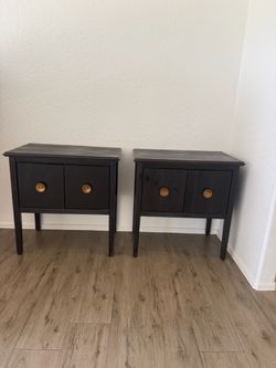 Quality black nightstands